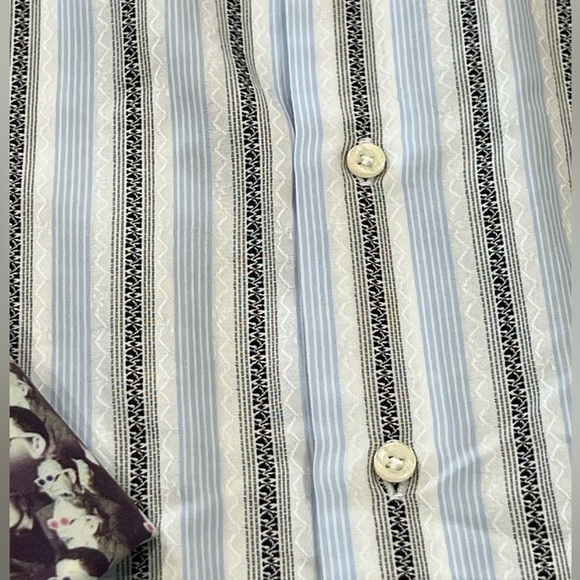 Robert Graham Size 41 / 16 Special Edition Pattern Cuff Retro Vintage Shirt - Picture 4 of 8